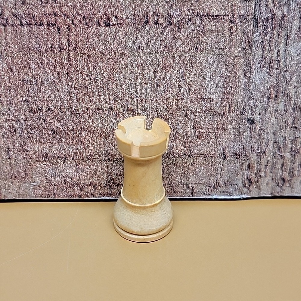 WHITE ROOK PIECE ~ Vintage Fidelity Electronics Chess Challenger REPLACEMENT